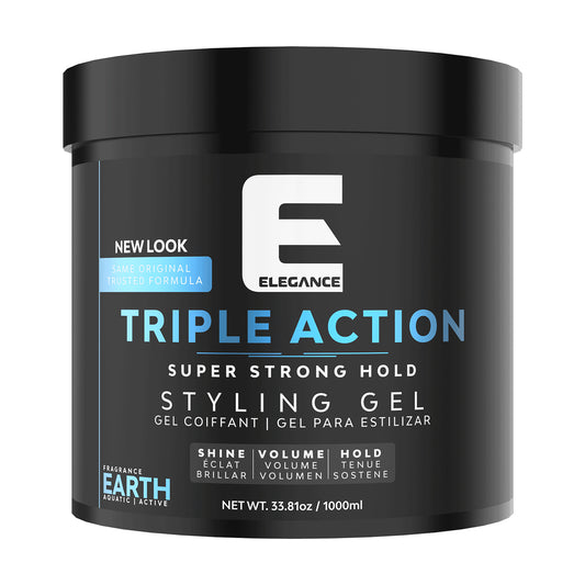 Elegance Triple Action Styling Gel - Earth Fragrance - 1000ml