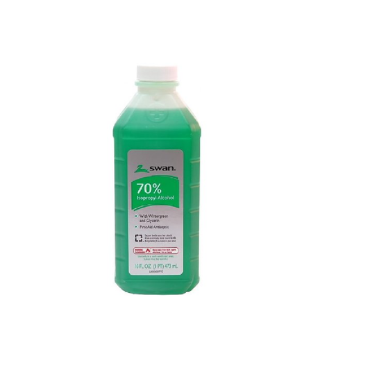 Swan 50% Wintergreen Isopropyl Alcohol 16Oz.