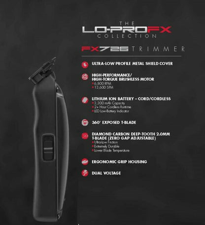 BabylissPro LO-PROFX HIGH PERFORMANCE LOW PROFILE TRIMMER