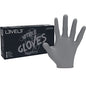 Level 3 Nitrile Gloves 100 Pcs - LIQUID METAL [L]