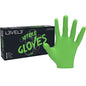 Level 3 Nitrile Gloves 100 Pcs - LIME [XL]
