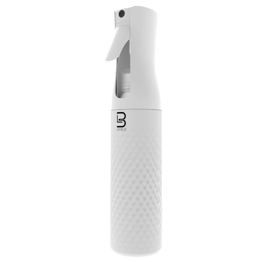 Level 3 Beveled Spray Bottle [White/Clear]