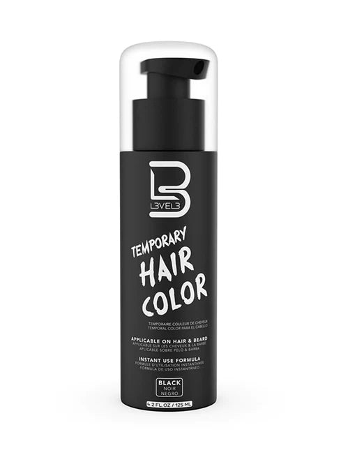 Level 3 Temporary Beard & Hair Color - Black Dye