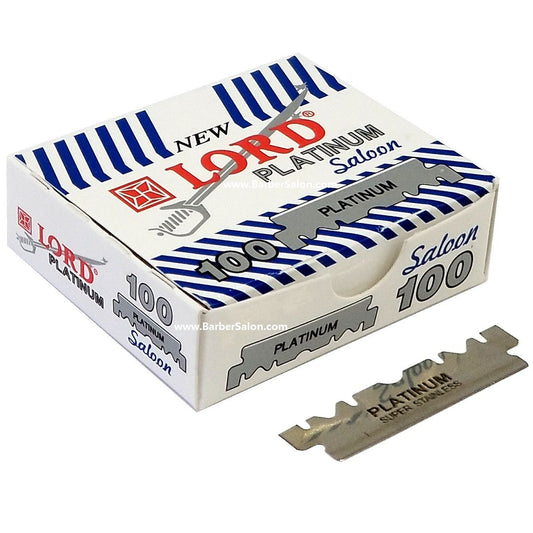 Lord Saloon Platinum Single Edge Blades - 100 Blades