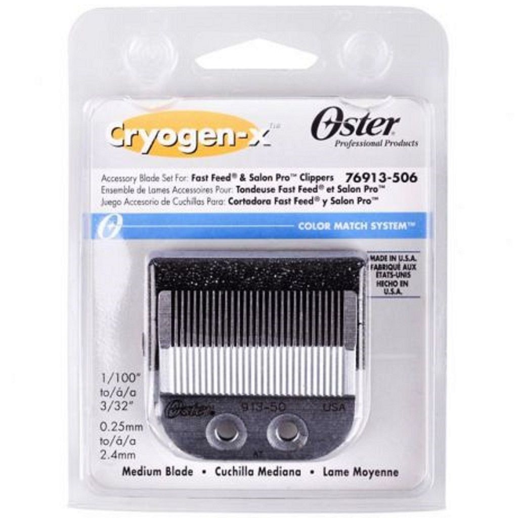 Oster Cryogen-X Medium Blade for Fast Feed & Salon Pro Clipper #76913-506
