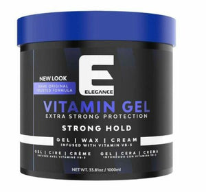 Elegance Vitamin Gel Extra Strong Hold Protection Styling Gel