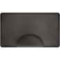 Smart Step Tough Guy - 5/8" Original Black Anti-Fatigue Mat Half Round