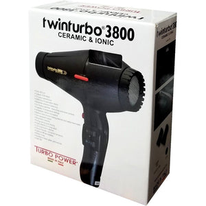 Turbo Power TwinTurbo 3800 Ionic & Ceramic Hair Dryer (#330)