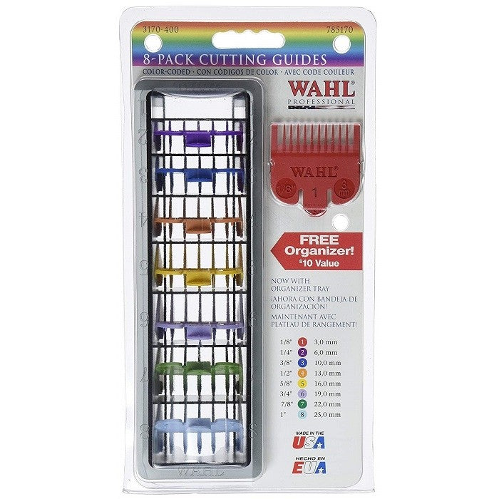 Wahl Professional 1-8 Color-Coded Cutting Guides (3170-400)