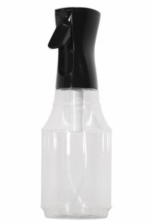 DELTA CLEAR BOTTLE , BLACK SPRAYER 24 OZ